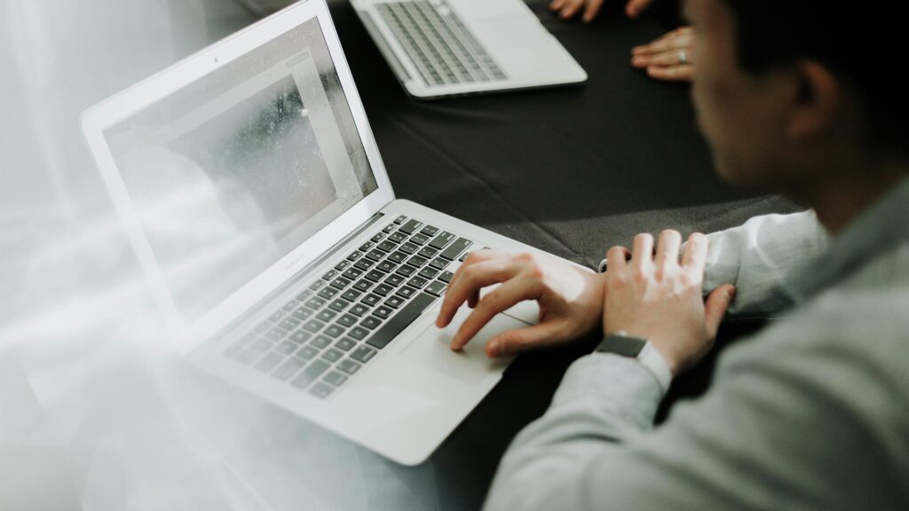 Working in the office